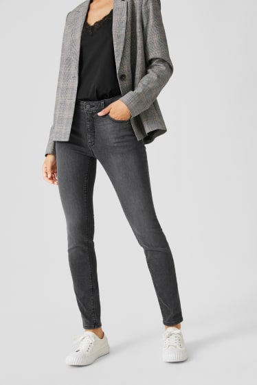 Women - Skinny jeans - shaping jeans - denim-gray