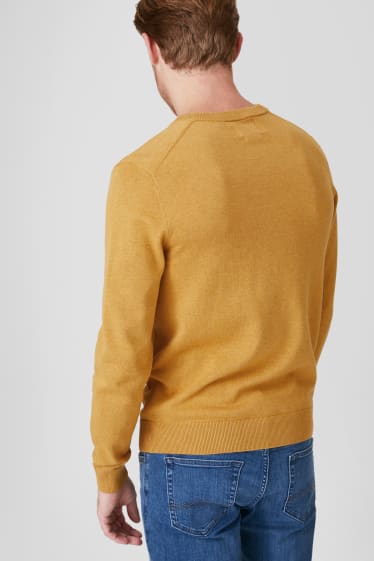 Herren - Pullover - gelb