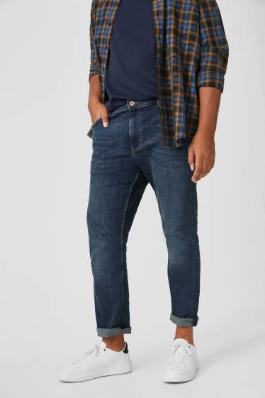 Men - Regular jeans - denim-dark blue