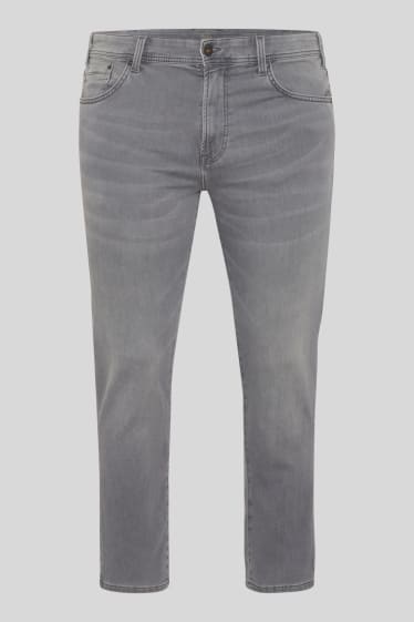 Pánské - Slim jeans - Flex jog denim - LYCRA® - světle šedá