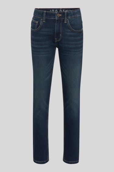 Children - Straight jeans - jog denim - denim-dark blue