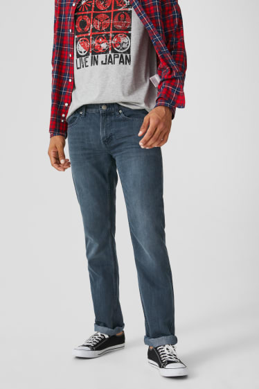 Men - Straight jeans - gray