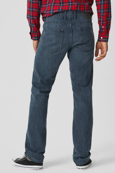 Heren - Straight jeans - grijs