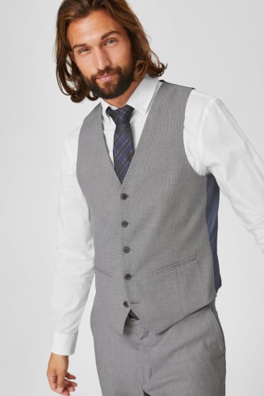 Hommes - Costume - regular fit - 4 pièces - gris clair
