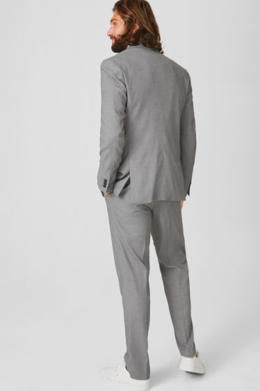 Hommes - Costume - regular fit - 4 pièces - gris clair