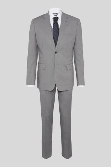 Hommes - Costume - regular fit - 4 pièces - gris clair