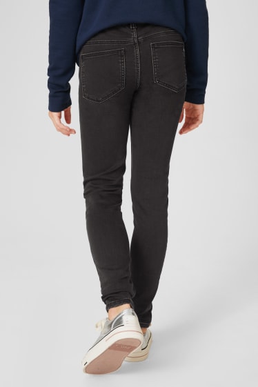 Kinder - Super Skinny Jeans - dunkelgrau