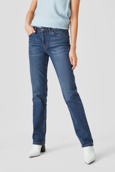 Women - Straight jeans - denim-blue