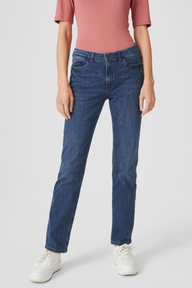 Women - Straight jeans - denim-blue