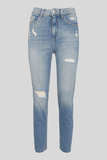 Women - CLOCKHOUSE - mom jeans - denim-light blue