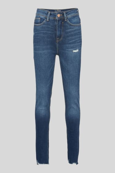 Dámské - CLOCKHOUSE - skinny jeans - džíny - tmavomodré