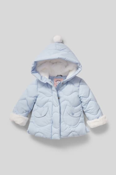 Miminka - Prošívaná bunda pro miminka - světle modrá