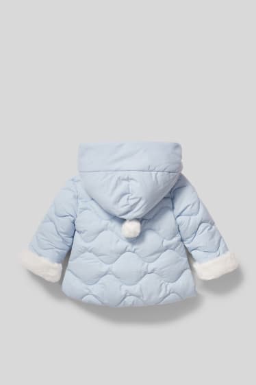 Miminka - Prošívaná bunda pro miminka - světle modrá