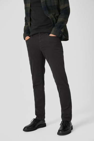 Men - Trousers - slim fit - black