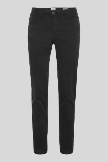 Men - Trousers - slim fit - black