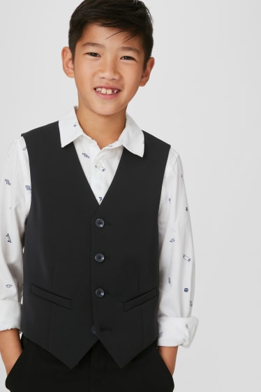 Children - Mix-and-match suit waistcoat - black