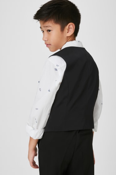 Children - Mix-and-match suit waistcoat - black