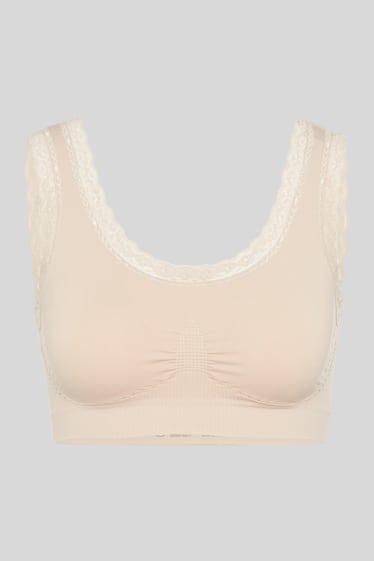 Women - Bralette - seamless - beige