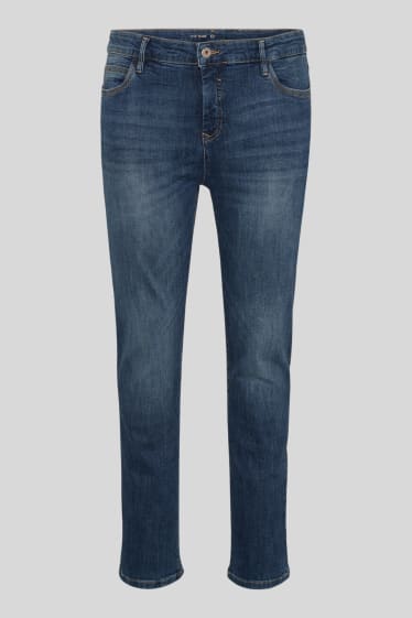Women - Slim jeans - organic cotton - blue denim