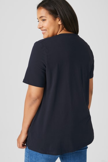 Women - Multipack of 2 - T-shirt - dark blue