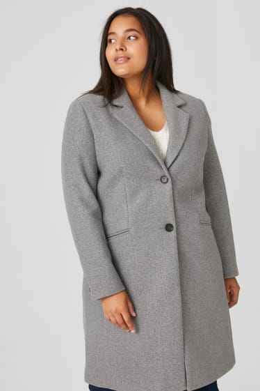 Femmes - Manteau - gris clair chiné