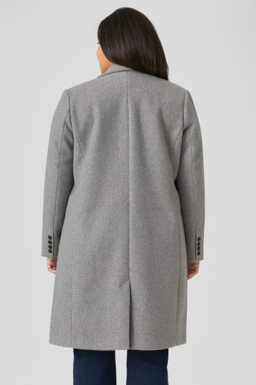 Femmes - Manteau - gris clair chiné