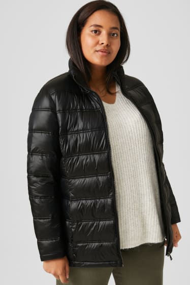 Damen - 3-in-1-Parka - schwarz