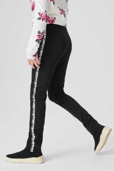 Kinder - Leggings - schwarz