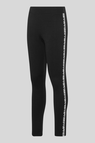 Kinder - Leggings - schwarz