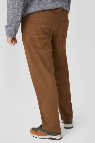 Men - Trousers - slim fit - light brown