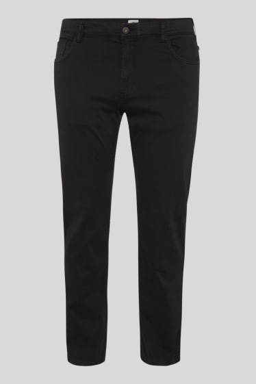 Herren - Hose - Slim Fit - schwarz