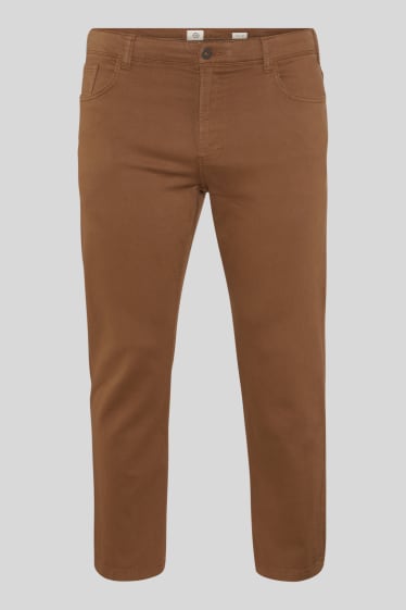 Hombre - Pantalón - Slim Fit - marrón claro