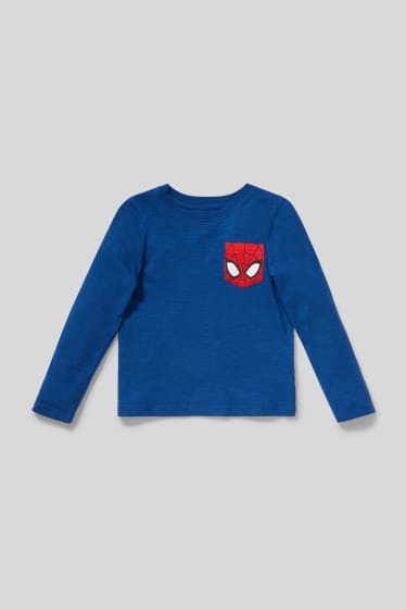 Children - Spider-Man - long sleeve T-shirt - blue