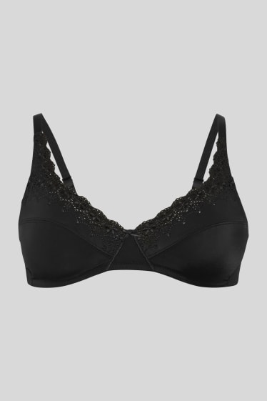 Women - Non-wired bra - black