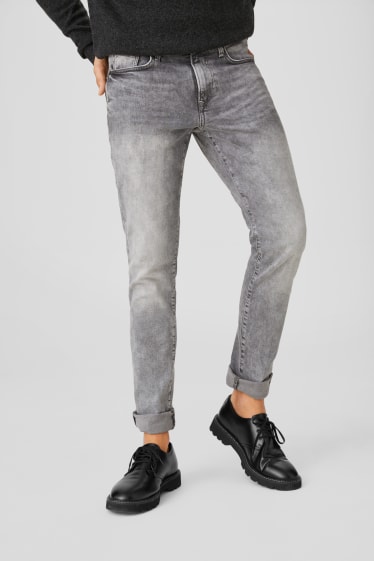 Heren - Skinny jeans - jeanslichtgrijs