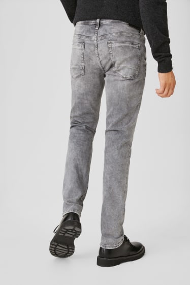 Heren - Skinny jeans - jeanslichtgrijs