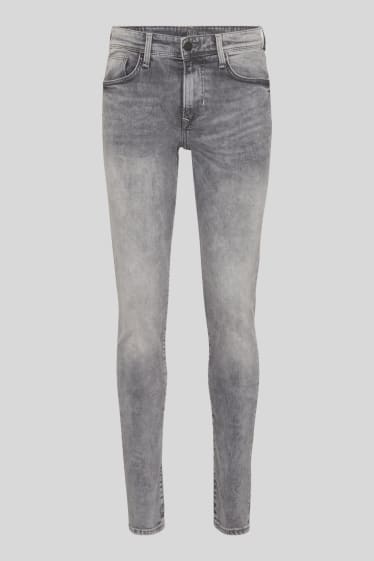 Heren - Skinny jeans - jeanslichtgrijs
