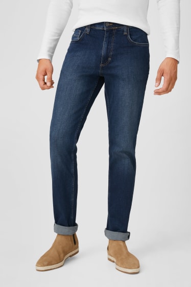 Men - MUSTANG - slim jeans - Washington - denim-dark blue