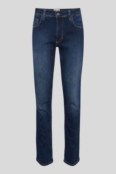 Pánské - MUSTANG - slim jeans - Washington - džíny - tmavomodré