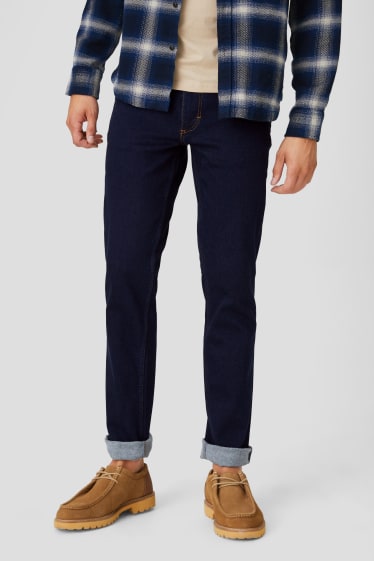 Heren - MUSTANG - slim jeans - Washington - jeansdonkerblauw
