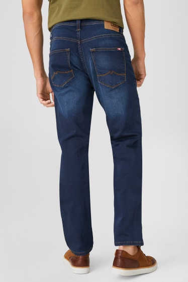 Men - MUSTANG - slim jeans- Boston - denim-dark blue