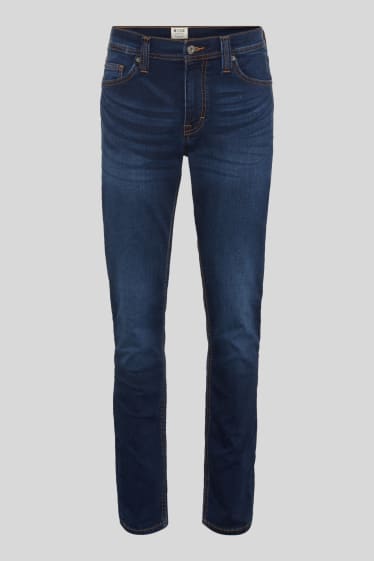 Men - MUSTANG - slim jeans- Boston - denim-dark blue