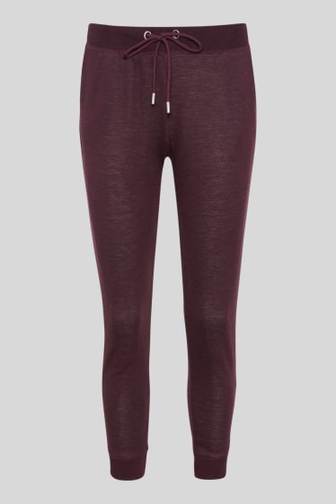 Women - Joggers - bordeaux