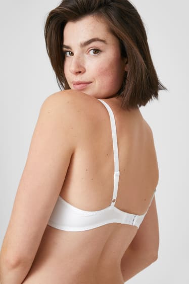 Women - Underwire bra - FULL COVERAGE - white