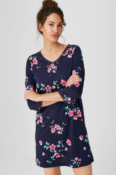 Women - Nightshirt - dark blue