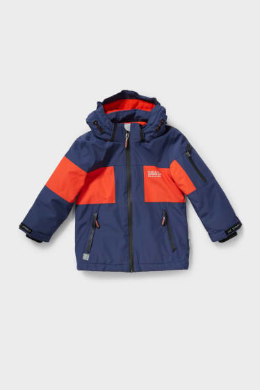 Children - Rain jacket - red / dark blue