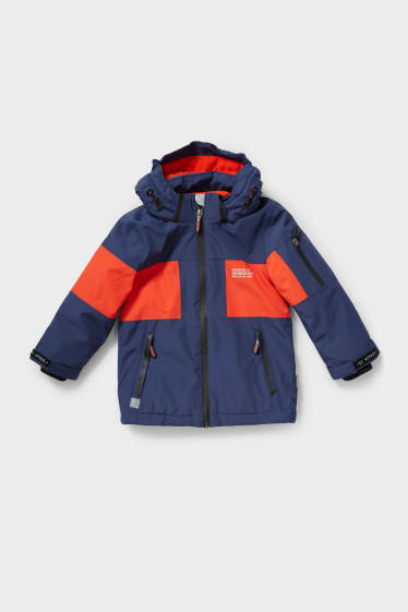 Bambini - Giacca impermeabile - rosso / blu scuro