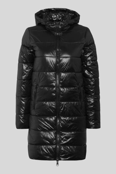 Ados & jeunes adultes - CLOCKHOUSE - manteau matelassé - effet brillant - noir
