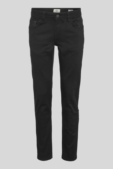 Hommes - Pantalon - slim fit - noir