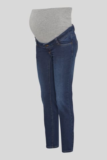 Kobiety - Dżinsy ciążowe - slim jeans - dżins-ciemnoniebieski